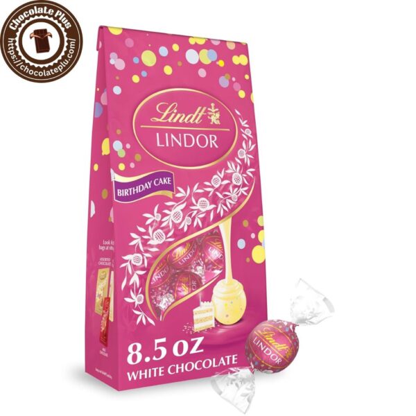 Lindt LINDOR Birthday Cake White Chocolate Truffles