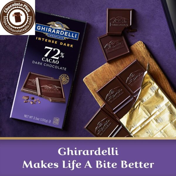 Ghirardelli Intense Dark 72% Cacao Twilight Delight Chocolate Bar