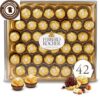 Ferrero Rocher Premium Gourmet Milk Chocolate Hazelnut, 42 Count (Pack of 2)