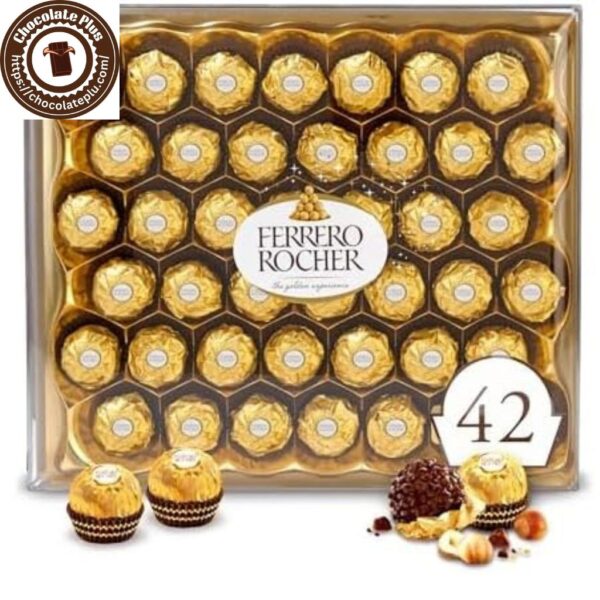 Ferrero Rocher Premium Gourmet Milk Chocolate Hazelnut